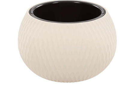 Кашпо ЗПИ "Альтернатива" жемчужина 4л, бежевое 